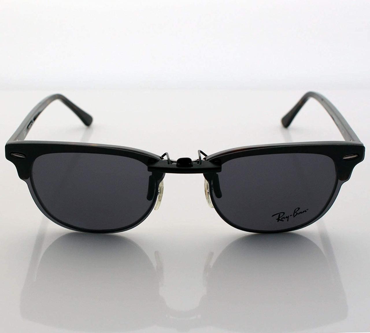 Custom Fit Polarized Clip-On Sunglasses For Ray-Ban Rb5154 51X21 Black :  Amazon.Ca: Clothing, Shoes & Accessories