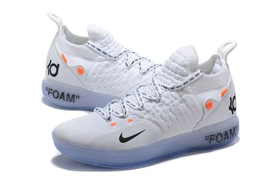 2018 Off-White X Nike Kd 11 White Black Orange Mens Sneakers | Womens  Basketball Shoes, Best Basketball Shoes, Kevin Durant Basketball Shoes