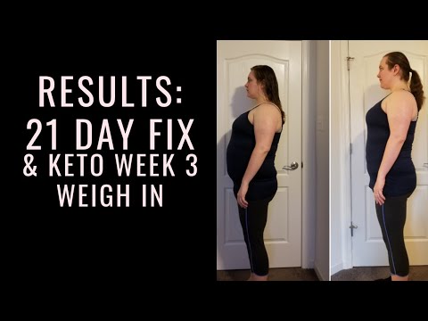 Keto Week 3 Weigh In & 21 Day Fix Results | Overcoming Emily - Youtube