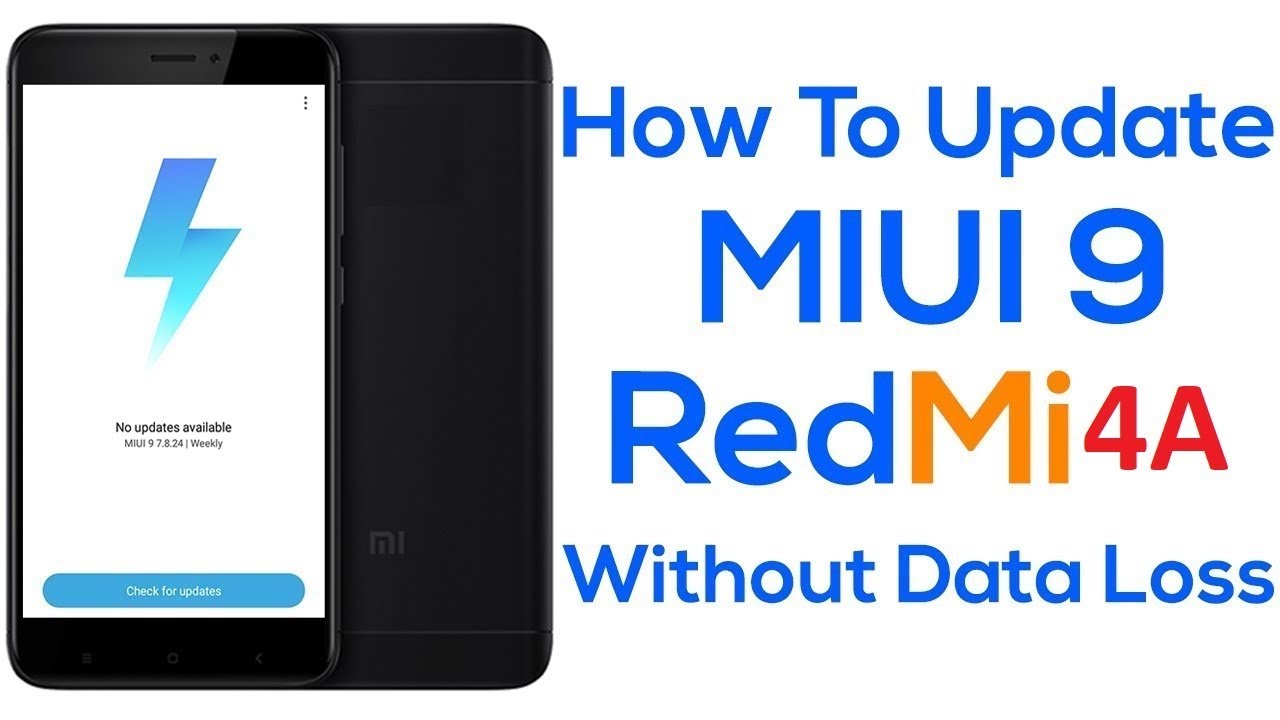 Redmi 4A Install Official Miui 9 (Android 7.1.2) Step By Step Guide (Xiaomi  Earphones Giveaway) - Youtube