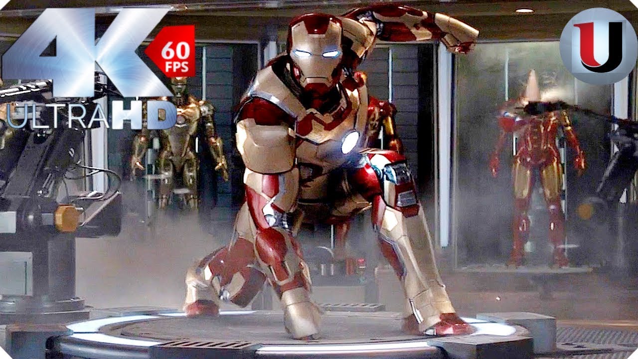 Iron Man Mark 42 Suit Up - Iron Man 3 - Movie Clip (4K Hd) - Youtube