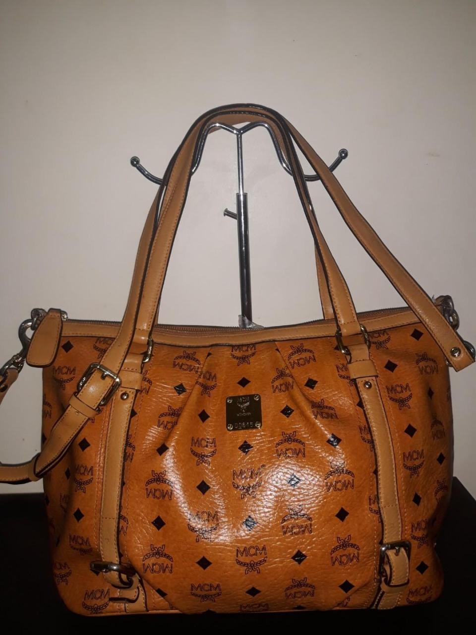 Mcm Tote Bag Two Way, Luxury, Bags & Wallets On Carousell