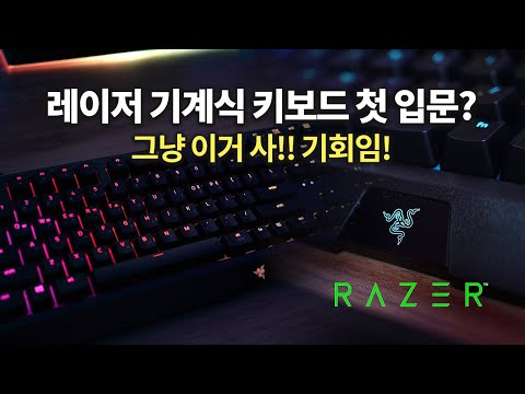 레이저 기계식 키보드 첫 입문이라면 이거! 역대급 가격과 가장 빠른 반응 스위치! [RAZER 블랙위도우 리니어]