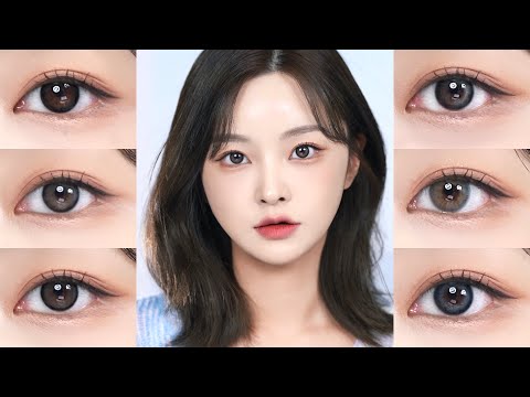 문의 폭주했던👀 최애 데일리 렌즈 7가지 추천🔬 | 직경 13.0~13.8mm | 블랙~그레이톤 렌즈