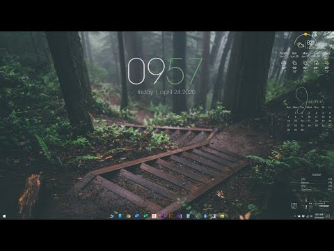 Elegant Theme For Windows PC With Rainmeter And Sonder Skins In 2020