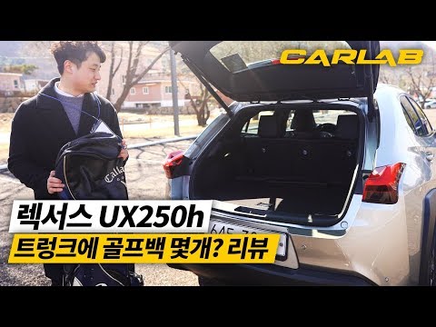 [카랩골프백/4K] 렉서스 UX250h 트렁크 골프백 리뷰! [카랩/CARLAB]