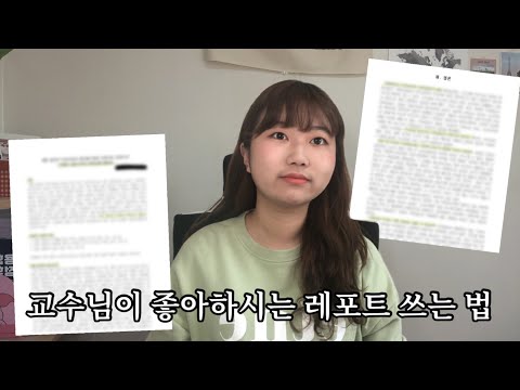 ✏️ 레포트 늪에서 탈출하자! | 새내기 시절 A+ 레포트 공개, 형식부터 결론까지 총 정리