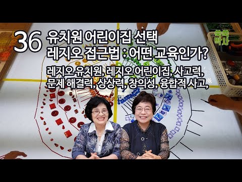 쑥쑥박사 36화 - 유치원 어린이집 선택  : 프로그램 소개 2 레지오 접근법 : 어떤 교육인가?