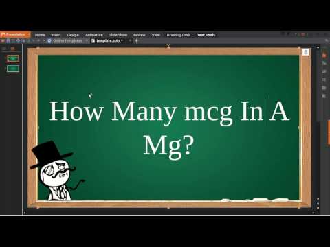 How Many mcg In A mg