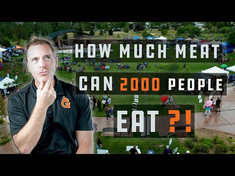 How much meat can 2000 people eat? GQue BBQ feeds 2000 people
