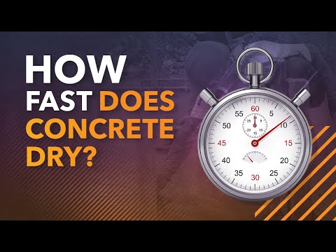 How Fast Does Concrete Dry? The Million Dollar Question