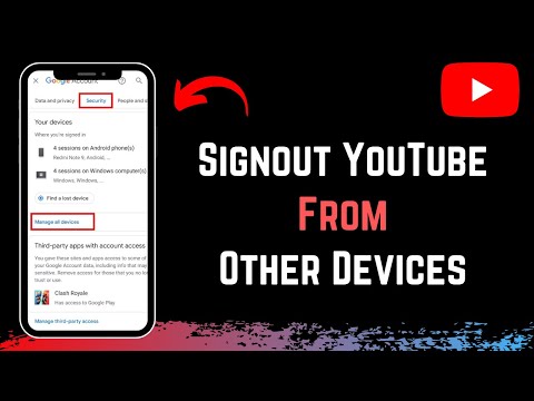 How to Sign Out YouTube Account from Other Devices !