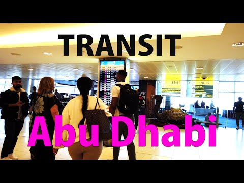 【Airport Tour】 2023 How to Transit at Abu Dhabi International Airport