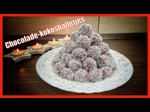 Chocolade kokosballetjes l KOKEN MET GUNTHER