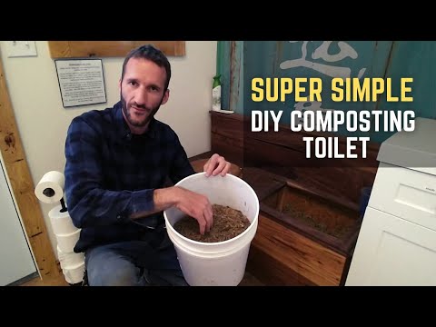 Easy & Elegant DIY COMPOSTING TOILET - Better Than the Expensive Ones!