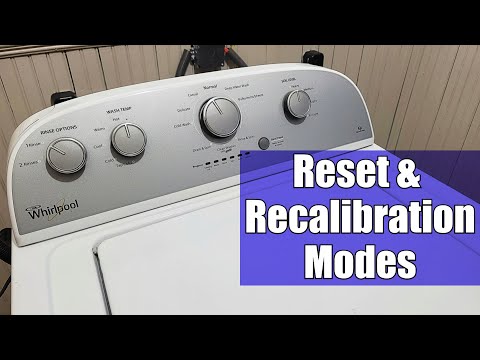 How to Do a Whirlpool Washer Reset & Recalibration