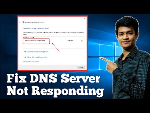 How to fix dns server not responding on windows 10/7/8 | Wifi or Wired Connection | 2023