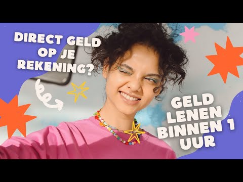 Geld lenen binnen 1 uur? Direct geld op je rekening vanaf €100