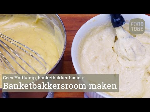 Banketbakkersroom maken met Cees Holtkamp