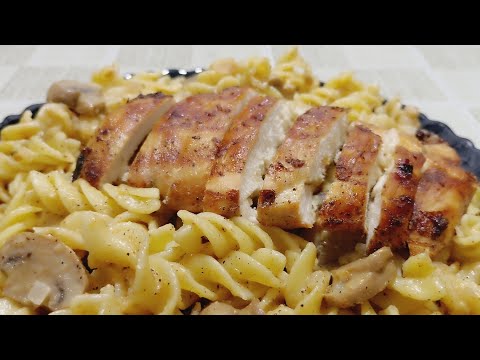 Mushroom Pasta With Chicken Recipe By Fork - Deliciously Easy And Healthy