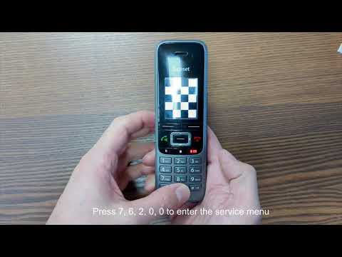 Gigaset hidden service menu / reset handset