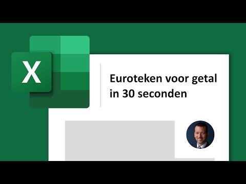 Excel euro teken voor een getal (3 manieren in 30 seconden)