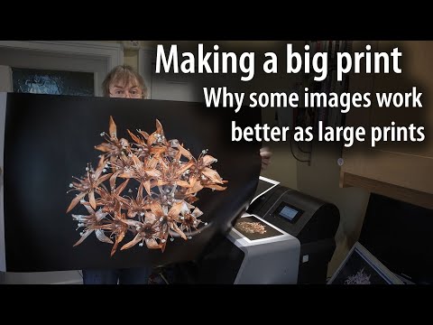 Making a big prints - image to paper - why some images just need printing at a large size