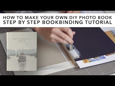 How to make your own DIY photo book | Step by Step Bookbinding Tutorial