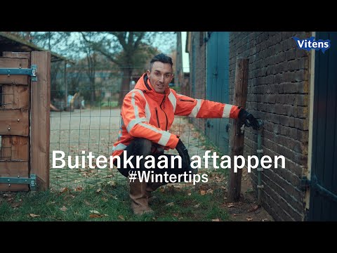 Hoe tap je je buitenkraan af? #Wintertips