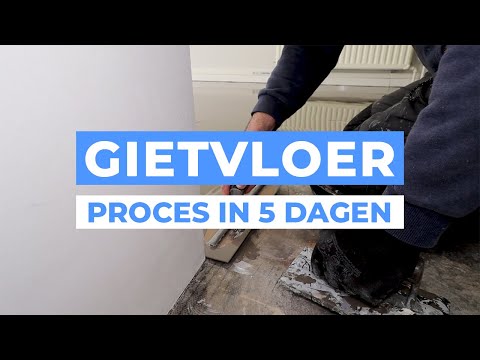 PU Gietvloer proces in 5 dagen | door: Creafloors.nl