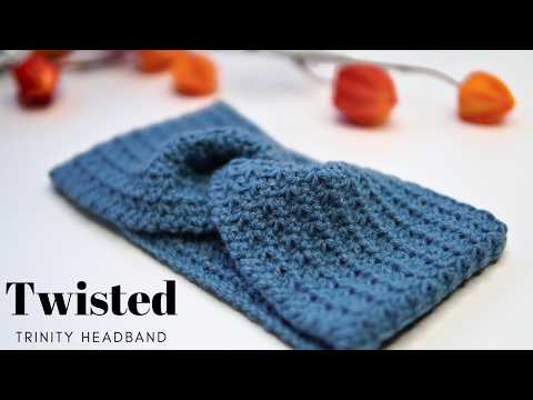 How to Crochet The Trinity Stitch Headband | With a TWIST