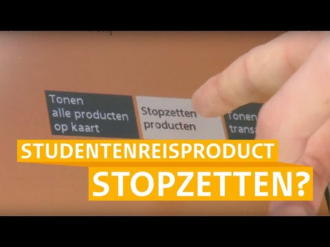 Studentenreisproduct stopzetten. Zo geregeld | DUO