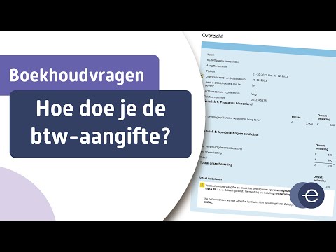 Hoe doe je de btw-aangifte?