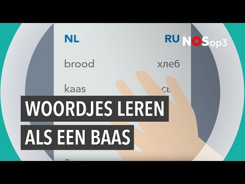 Zo leer je je woordjes het beste  | NOS op 3