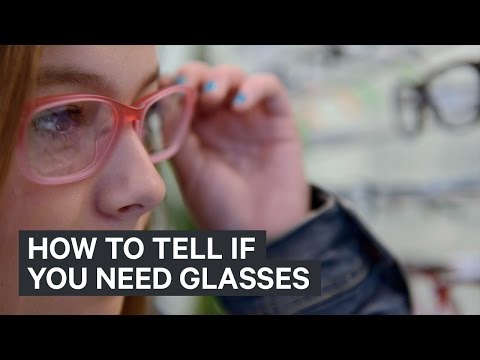 How to tell if you need glasses