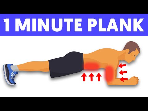 What will happen if you plank every day for 1 minute