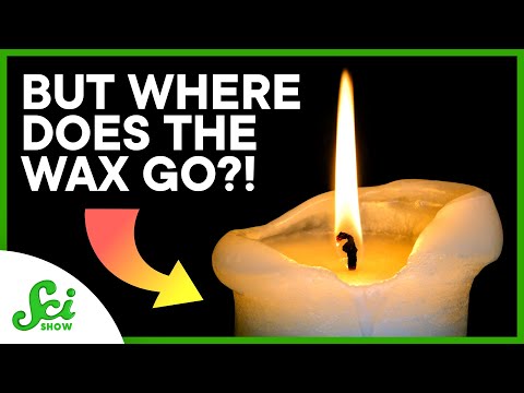 Where Does the Candle Wax Go?