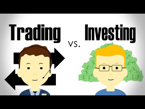 Het verschil tussen handelen en beleggen