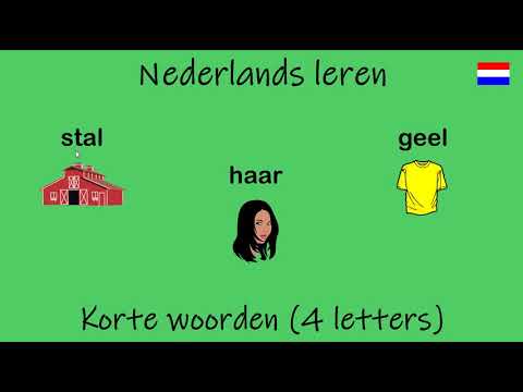 Nederlands leren; Korte woorden (4 letters). (Les 47)