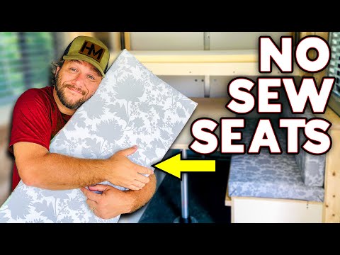 Cargo Camper Conversion / NO SEW CAMPER CUSHIONS