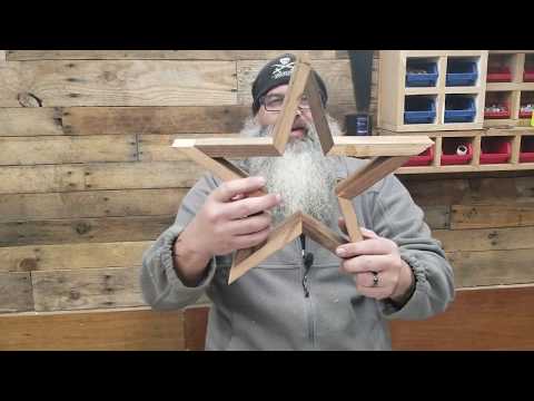 Learn to Make a Rustic Wooden Star in Two Minutes