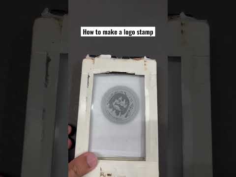 How to make a logo stamp #diy #stamps