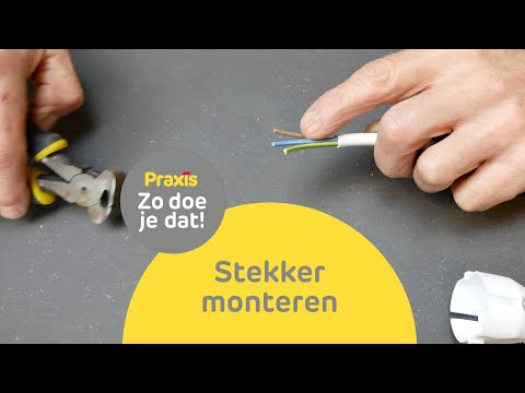 Stekker monteren | Zo doe je dat | Praxis