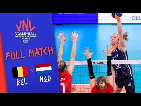 Belgium 🆚 Netherlands - Full Match | Women’s Volleyball Nations League 2019