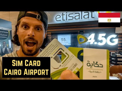 Buying a Sim Card for Egypt at Cairo Airport