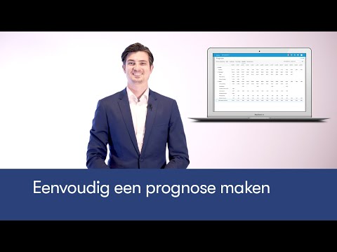 Eenvoudig een prognose maken