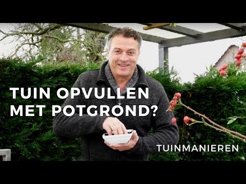 Kan je de tuin opvullen met potgrond?