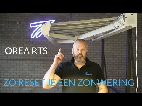 Zo reset je een elektrische zonwering met Somfy Orea RTS motor