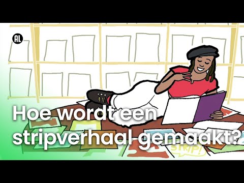 Hoe wordt een stripverhaal gemaakt?