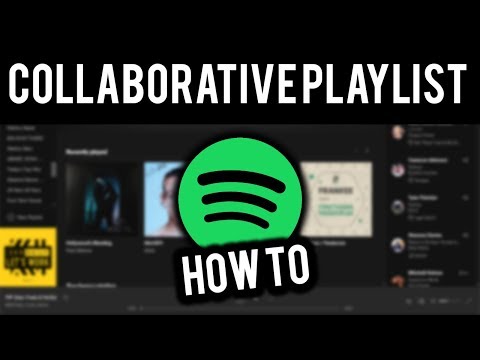 How To Make a Collaborative Playlist on SPOTIFY!